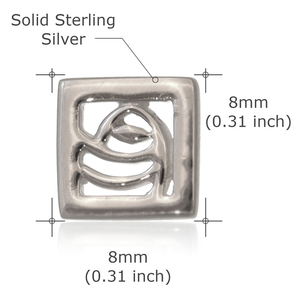 Sterling Silver Charles Rennie Mackintosh Earrings