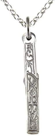Sterling Silver Folding Masonic Freemason Pendant Necklace With 20" Chain