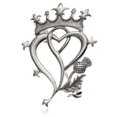 Sterling Silver Luckenbooth Brooch and Jewellery Gift Box