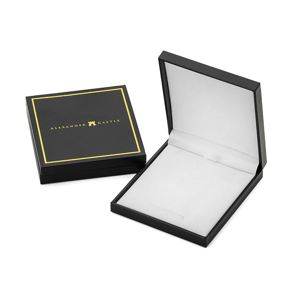 9ct Gold Miraculous Medal Pendant - Matt Finish 20mm - Madonna with Jewellery Presentation Box