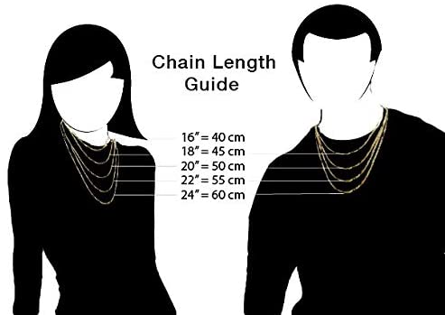9ct Yellow Gold Rolo Belcher Chain Necklace - 2.8g - 20" (50cm) - Comes in a Jewellery presentation gift box