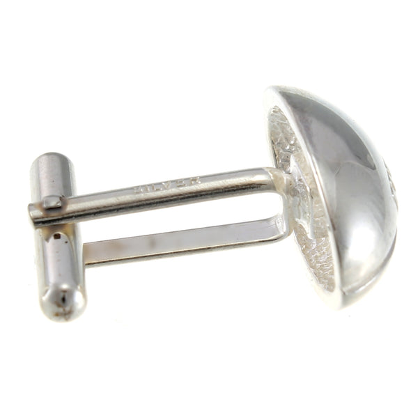 Sterling Silver Cufflinks - Novelty Cufflinks for Men with Jewellery Gift Box - Rugby Gifts for Men