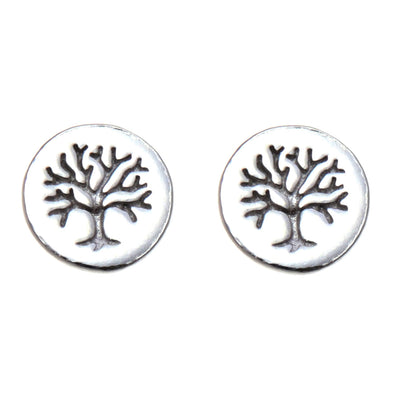 Tree of Life Stud Earrings Sterling Silver Earrings for Women with Jewellery Gift Box - Gift for Women