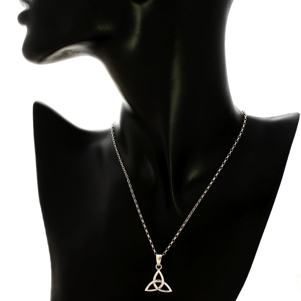 Sterling Silver Celtic Pendant and Earring Gift Set