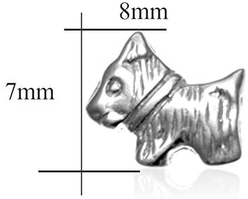 Sterling Silver Scottie West Highland Terrier Dog Earrings