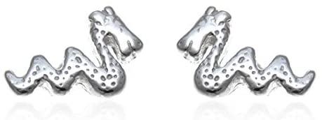 Sterling Silver Nessie - Loch Ness Monster Scottish Earrings