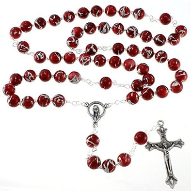 Alexander Castle Red Rosary Beads