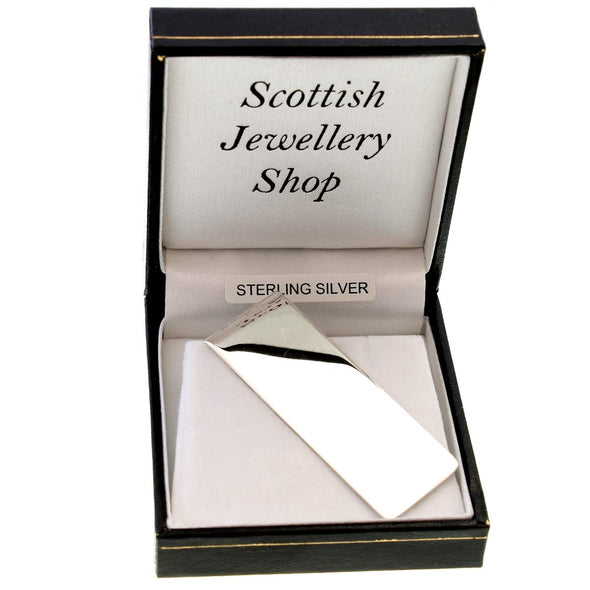 Scottish Jewellery Shop Large Plain Sterling Silver Money Clip